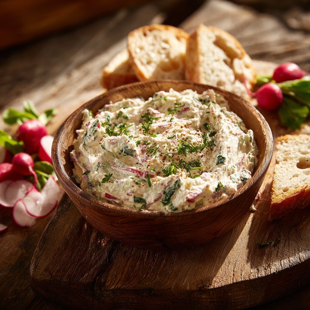 Savory Radish Cream Spread