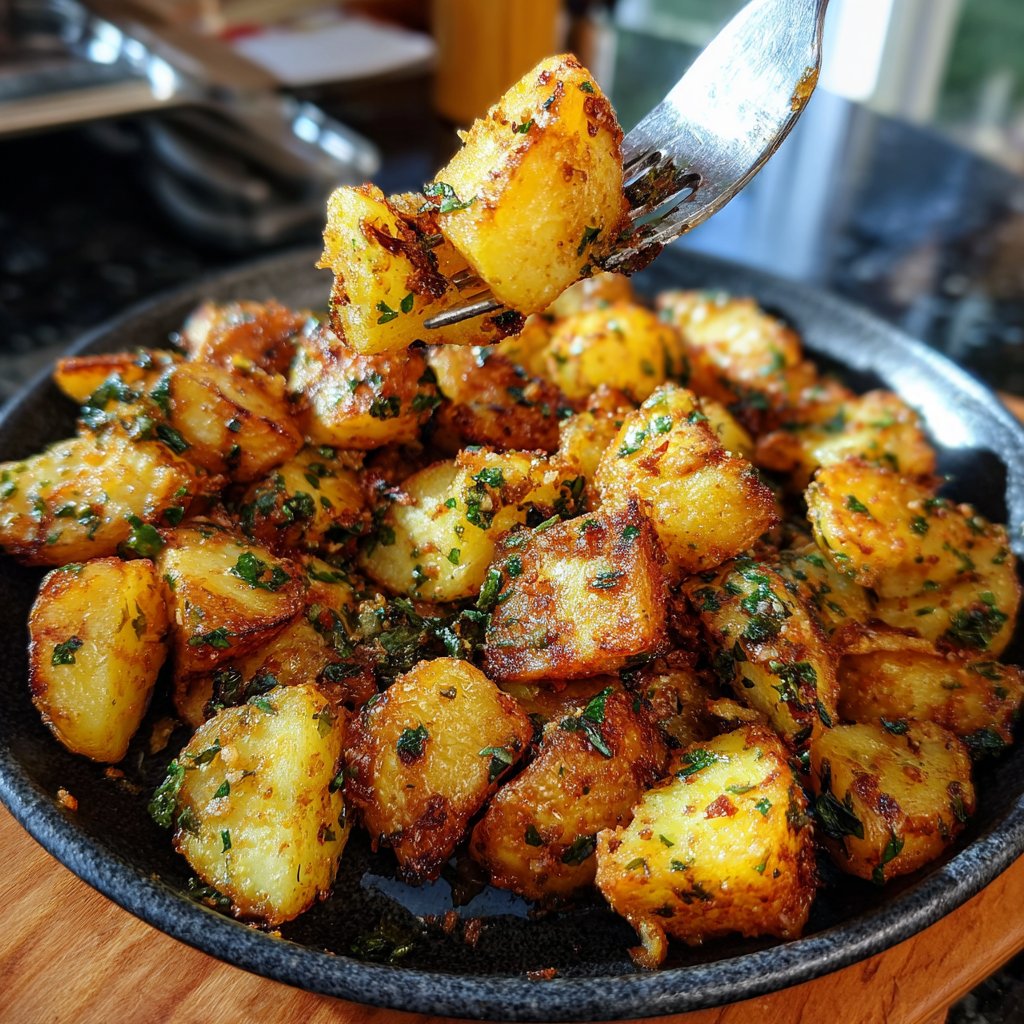Garlic and Sage Airfried Potatoes
