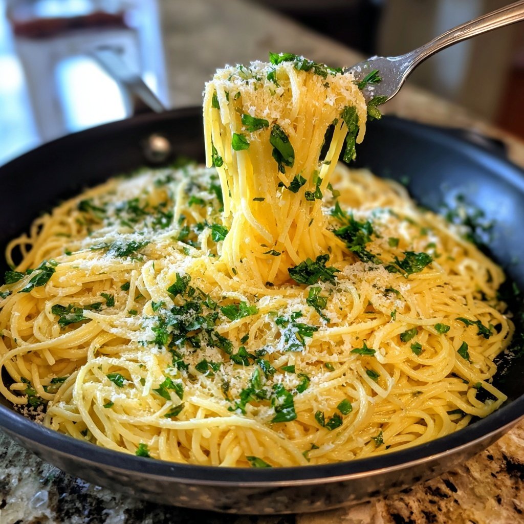 Quick Garlic Butter Pasta