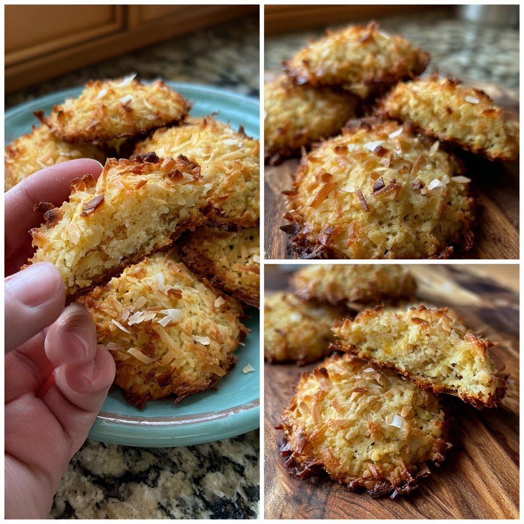 Ginger Honey Coconut Cookies