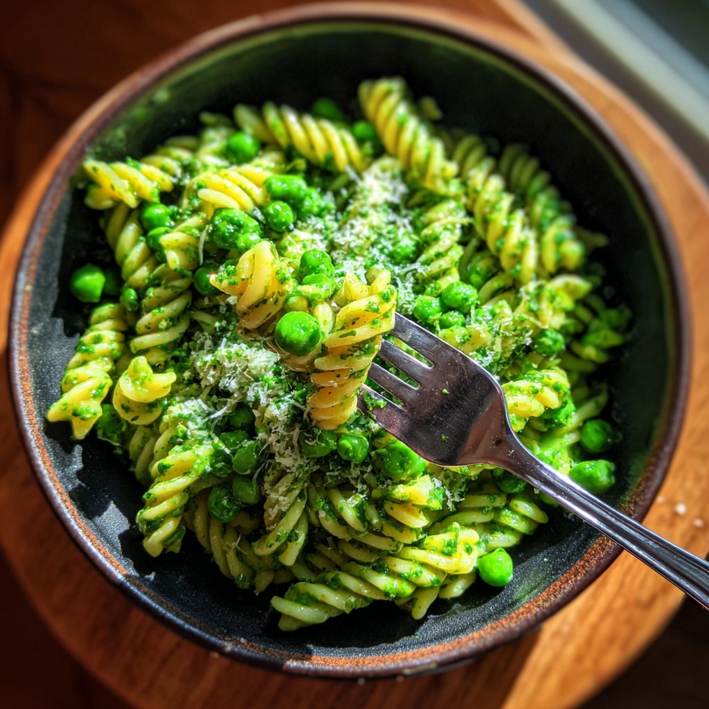 Pea and Mint Pasta Delight