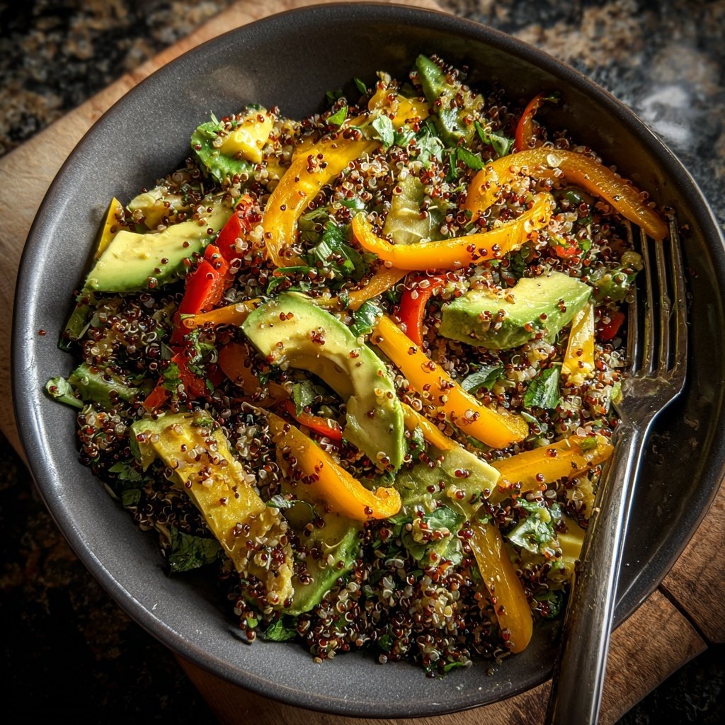 Healthy Avocado Quinoa Salad