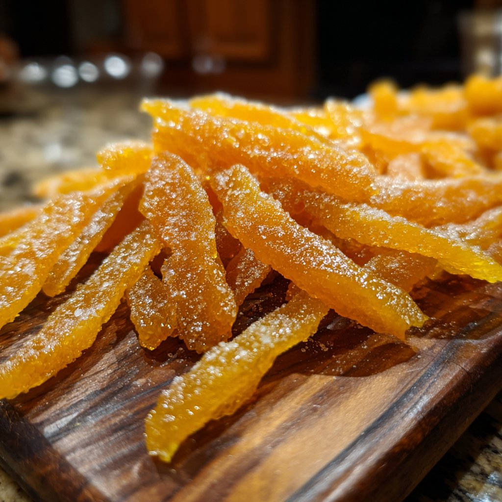 Candied Orange Peel Citrus Candy