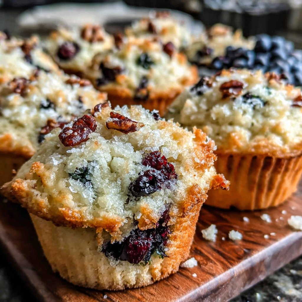 Blueberry Yogurt Protein Muffins