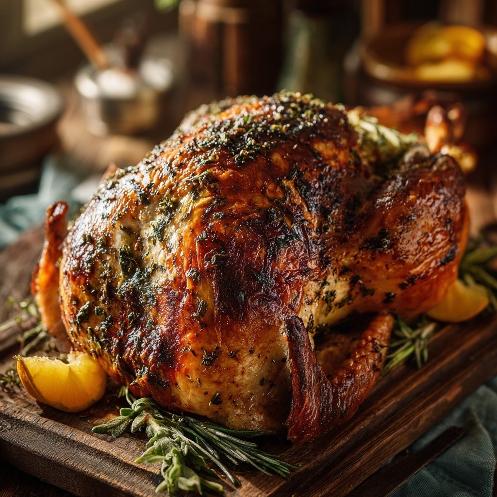 Festive Herb Roast Turkey
